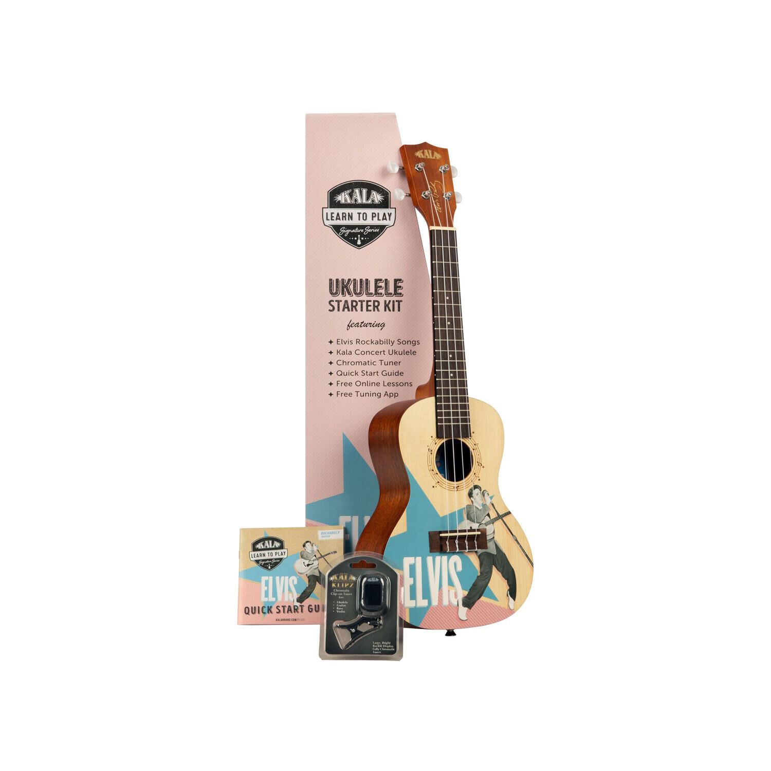 Ukelele Concierto Kala Elvis Rockabilly Kala-ltp-c-erb image number 0.0