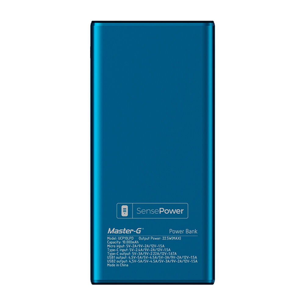 Cargador Portatil Bateria Power Bank Master-g 10000mah 22.5w image number 3.0