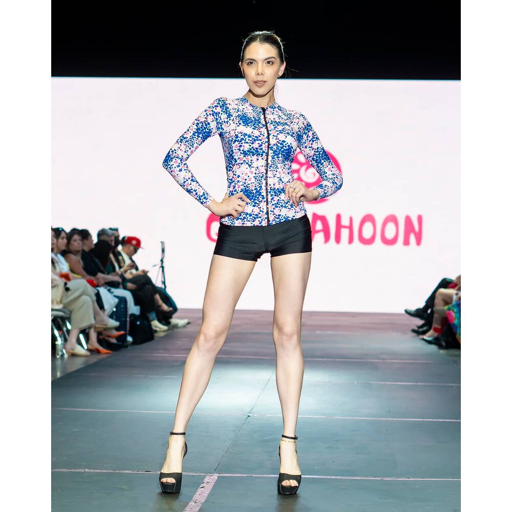 Short De Ba&ntilde;o Hot Pants Sexy Negro Gloriahoon image number 4.0