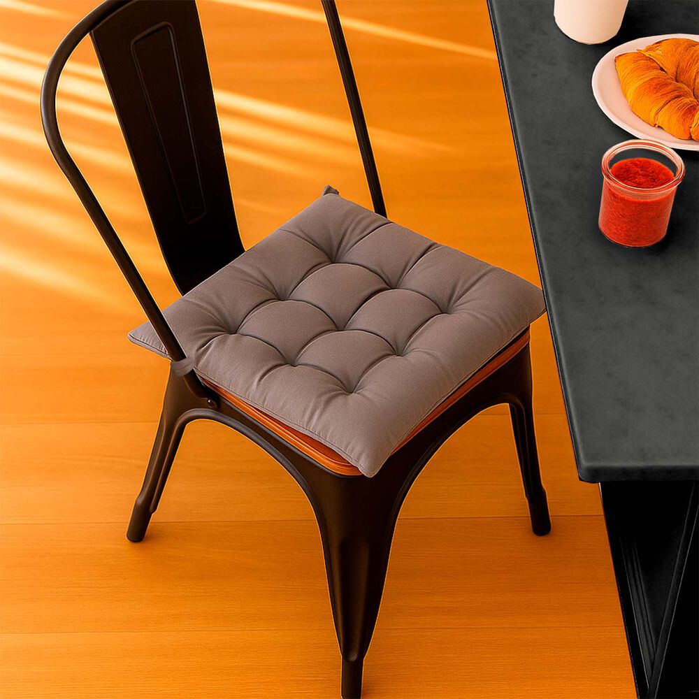 Coj&iacute;n Para Silla Gris Claro 40x40 Cm image number 4.0