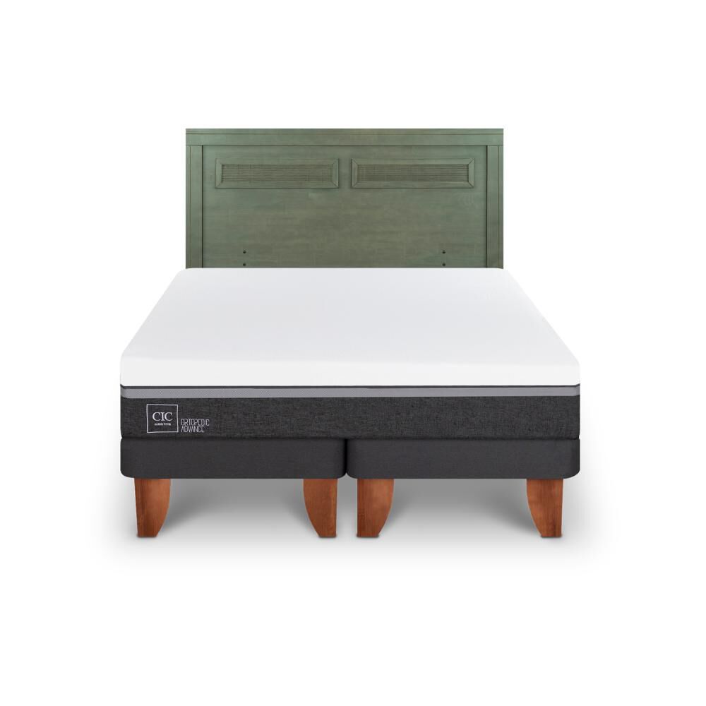 Cama Europea Cic Ortopedic Advance / King / Base Dividida + Respaldo image number 0.0