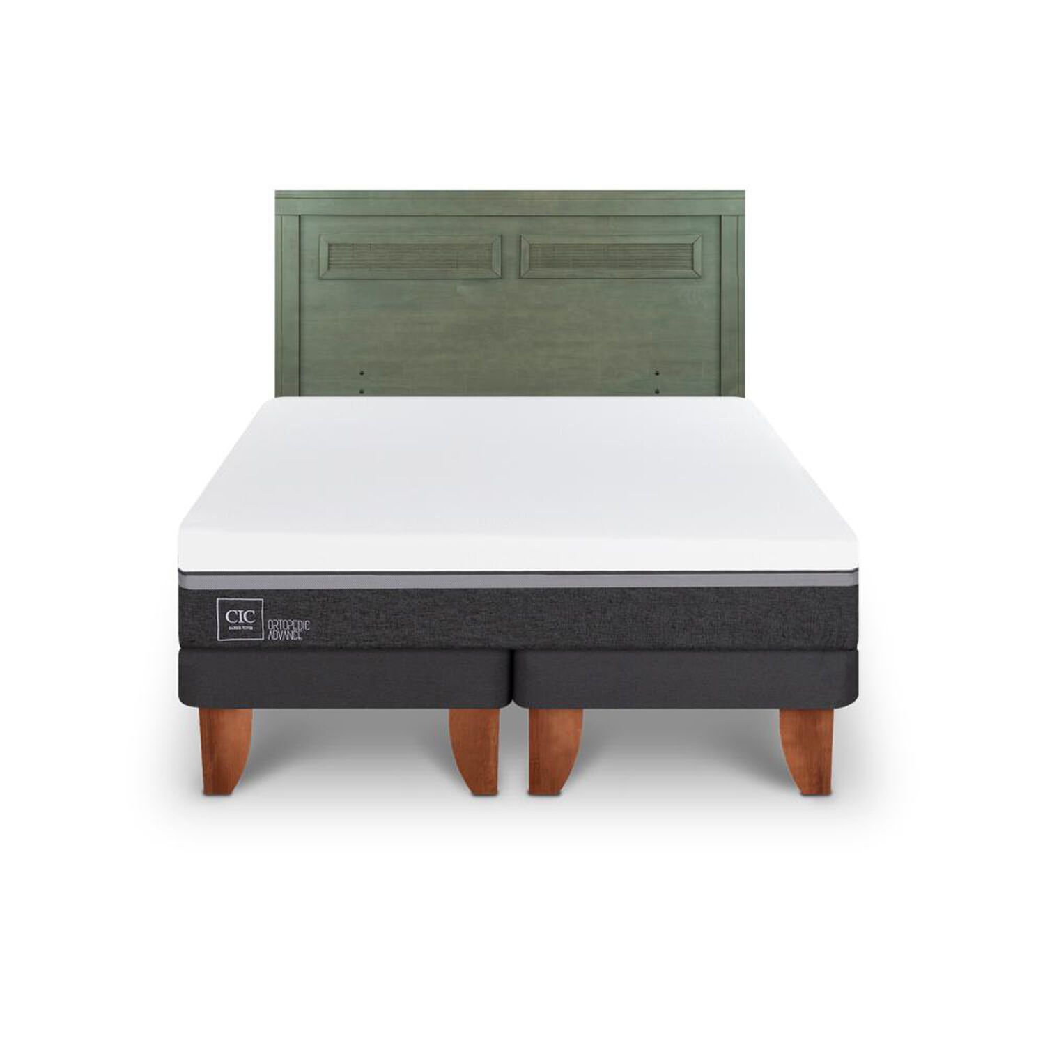Cama Europea Cic Ortopedic Advance / King / Base Dividida + Respaldo image number 0.0