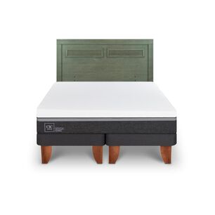 Cama Europea Cic Ortopedic Advance / King / Base Dividida + Respaldo