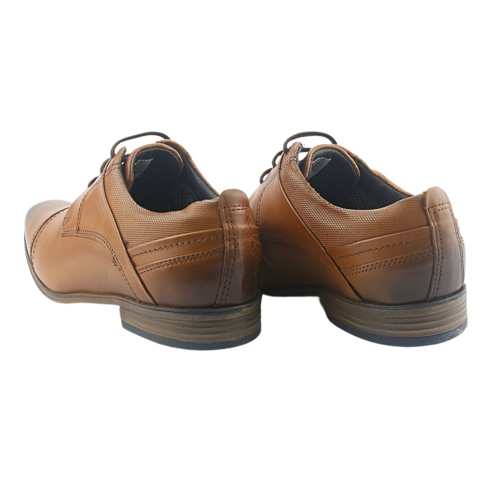 Zapato Ferracini Hombre 6065 Derby Café Casual image number 5.0