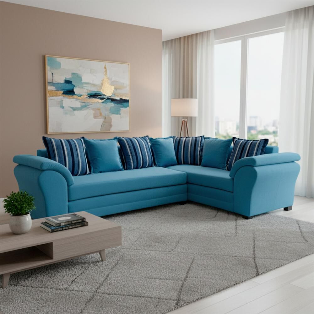 Sof&aacute; Seccional Derecho Living Factory New Capri / 6 Cuerpos image number 0.0