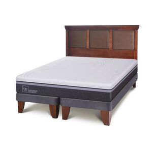 Cama Europea Cic Ortopedic Advance / 2 Plazas / Base Dividida + Respaldo