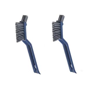 Pack 2 Cepillo Limpieza Grietas 3 En 1 Con Raspador Clip Azul