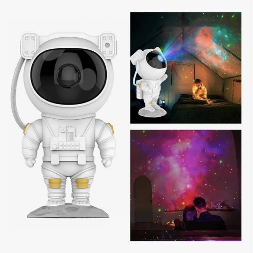 Lampara Proyector Luz Led Rgb Astronauta De Galaxia image number 4.0