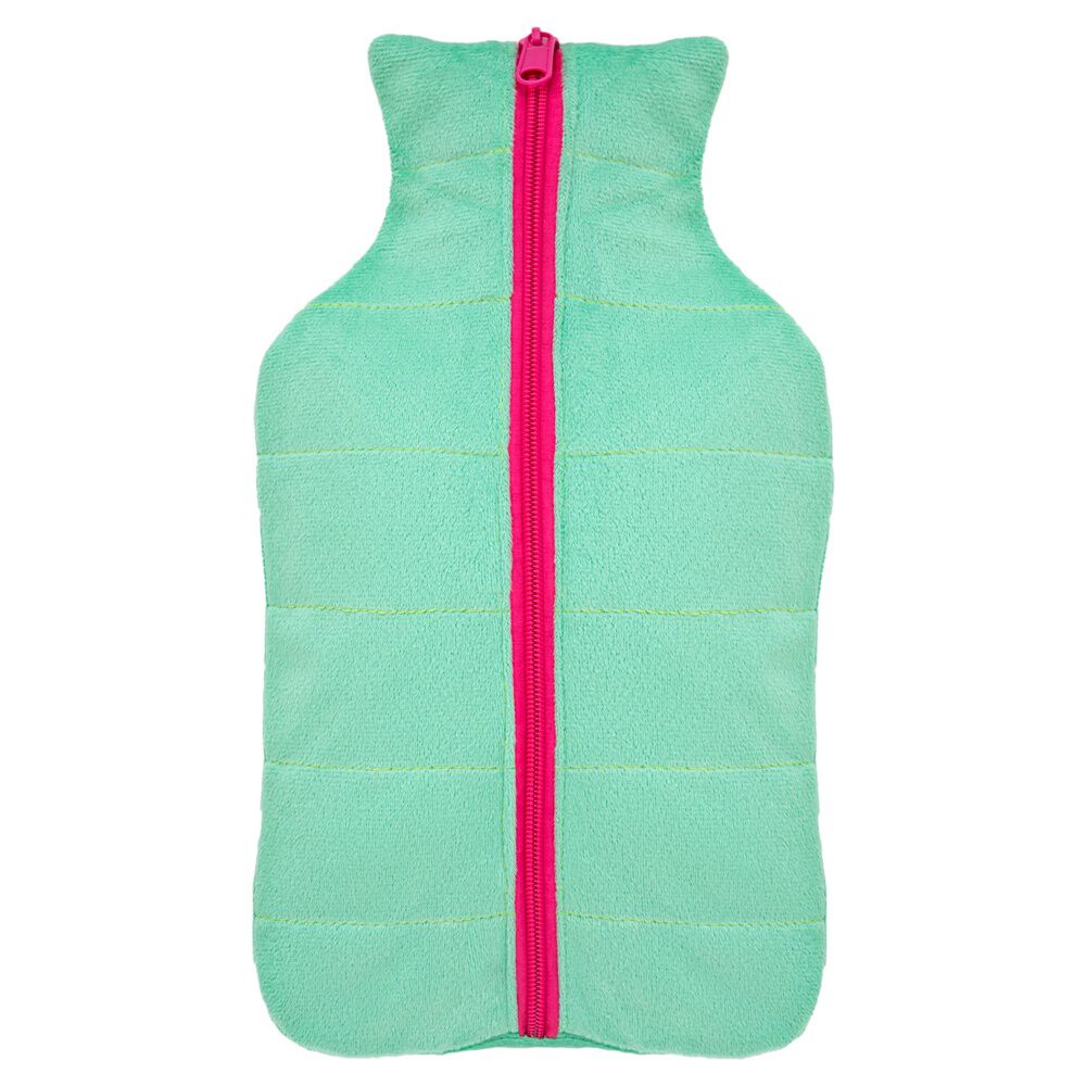 Guatero Thermicachile 2 Lt Parka Celeste Cierre Fucsia image number 0.0