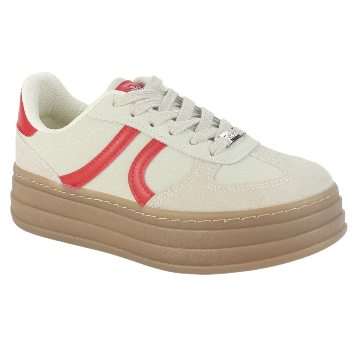 Zapatilla Chalada Mujer Andy-15 Beige Urbano image number 2.0