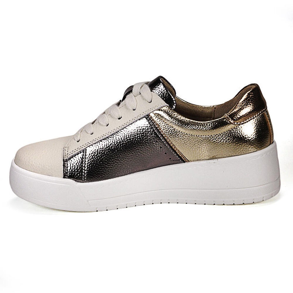 Zapatilla Cuero Bora Bronce image number 4.0