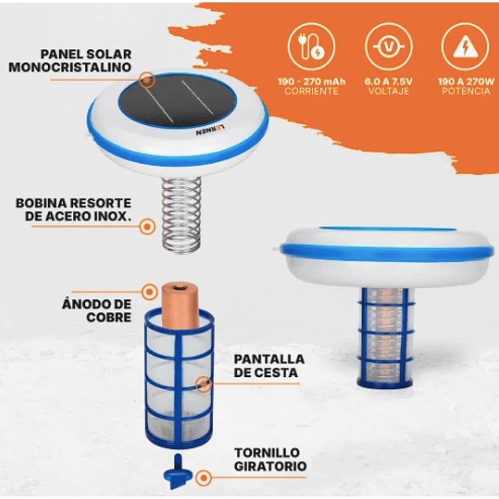 Ionizador Solar Para Piscina image number 1.0