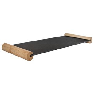 Tabla Piedra Pizarra 48cm Wayu Mango Madera Alta Durabilidad Cocina