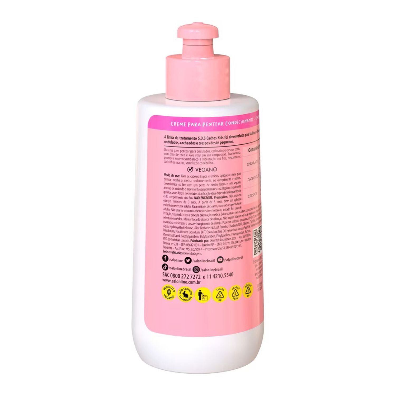Sos Cachos Crema De Peinar Kids 300 Ml Salon Line image number 2.0