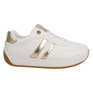 Zapatilla Urbana Mujer New Walk Lrw-286 Blanco