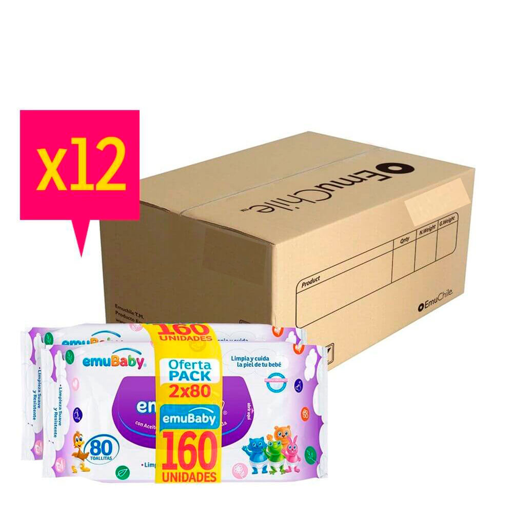 Toalla Húmeda Emubaby Premium Superior - 1.140 Uds. image number 0.0