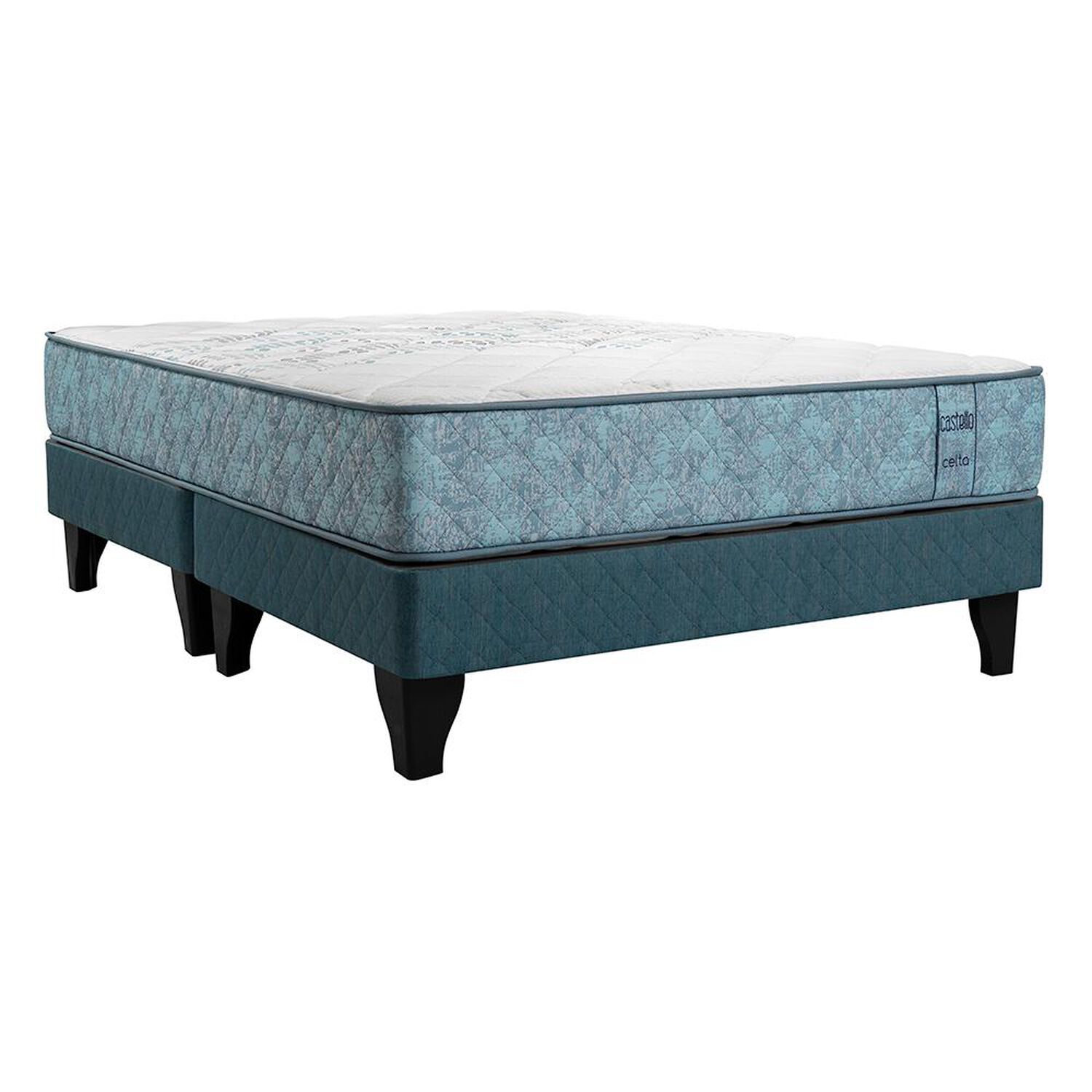 Cama Europea Celta Castello / 2 Plazas / Base Dividida image number 0.0