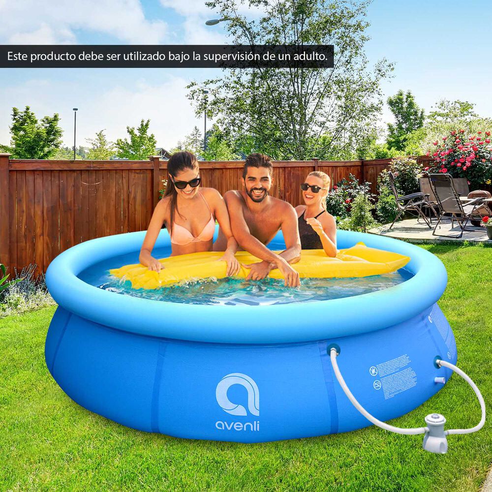Piscina Inflable Prompt Set Con Filtro 2074 Litros 63x240 Cm image number 5.0