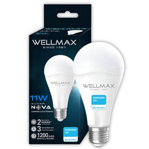 Ampolleta Led Recargable 11w Con Chip Led Samsung Super Nova