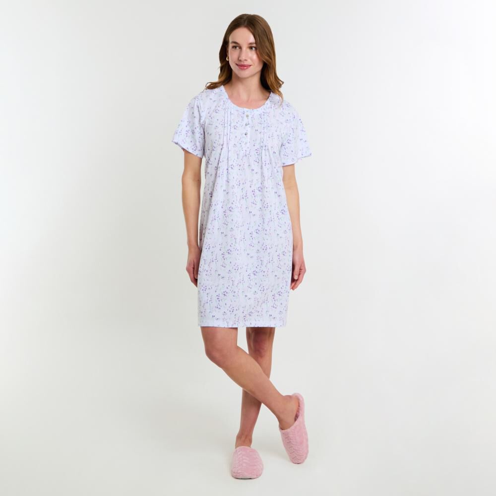 Camisola Estampada Manga Corta Mujer Lesage image number 0.0