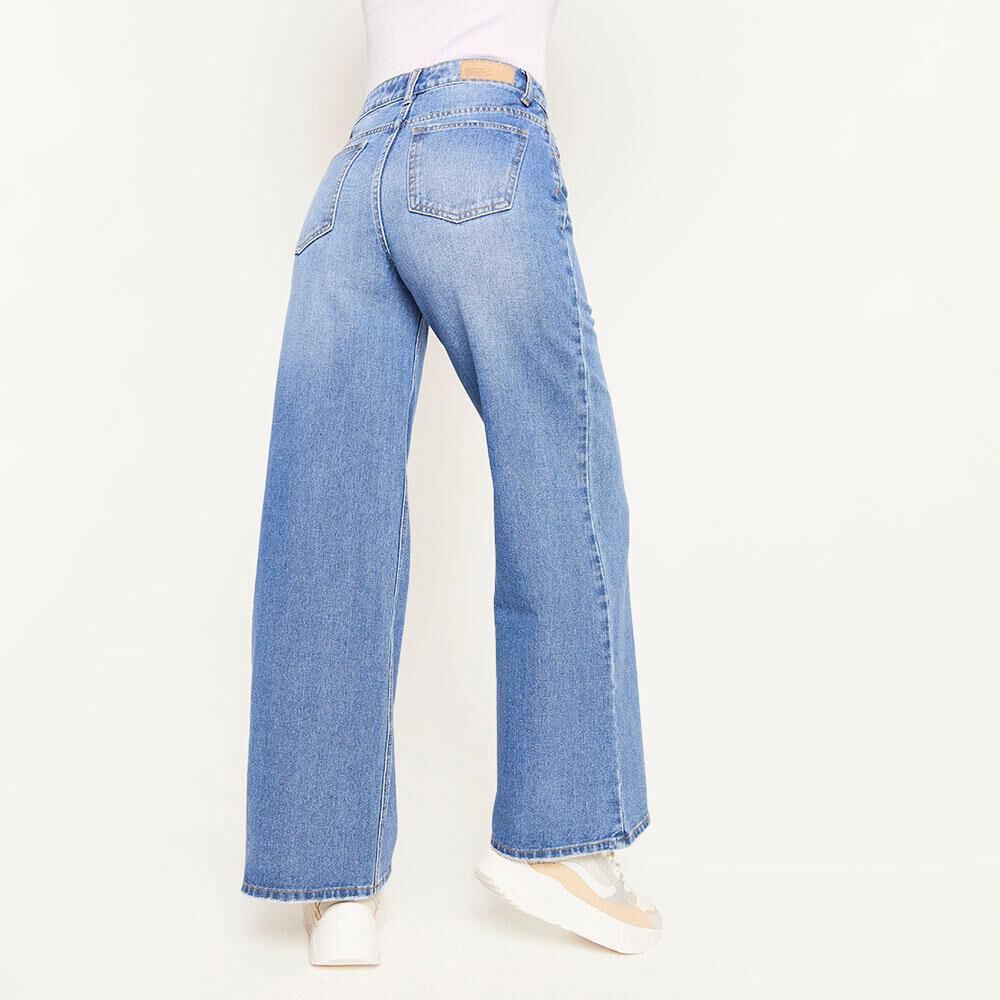 Jeans Tiro Alto Wide Leg Mujer Freedom image number 2.0
