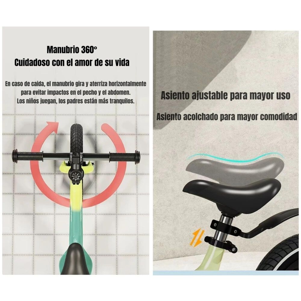 Bicicleta Equilibrio &Uacute;ltra Resistente Lubabycas Verde image number 1.0