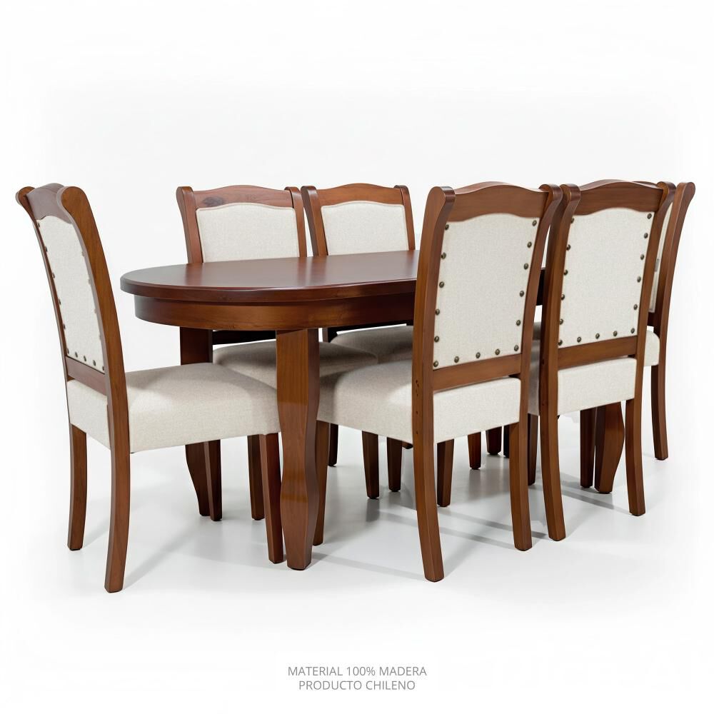 Juego De Comedor Living Factory Lisboa / 6 Sillas image number 2.0