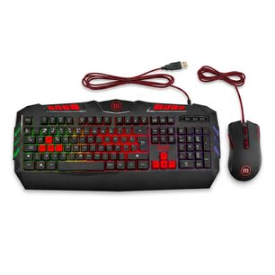 Kit Teclado + Mouse Gamer Maxell Rgb 3200dpi