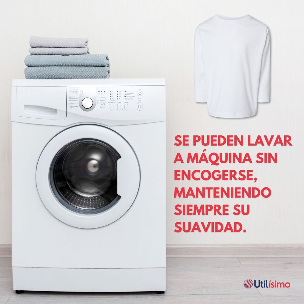 Camiseta Polera Polar Manga Larga Niño Primera Capa Blanco image number 7.0