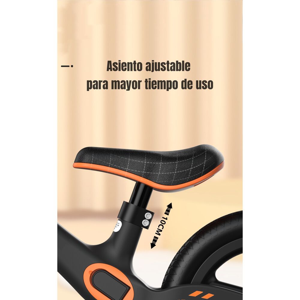 Bicicleta De Equilibrio 2-6 A&ntilde;os Aro 12 Lubabycas Naranja image number 4.0