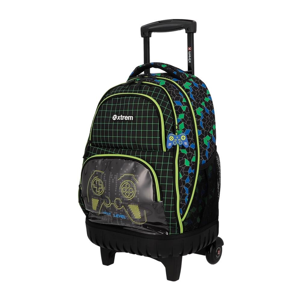 Mochila Con Ruedas Xtrem Cross 6xt Gamer Negro image number 2.0