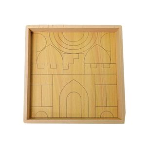Figuras Armables De Madera Bloque De Castillo