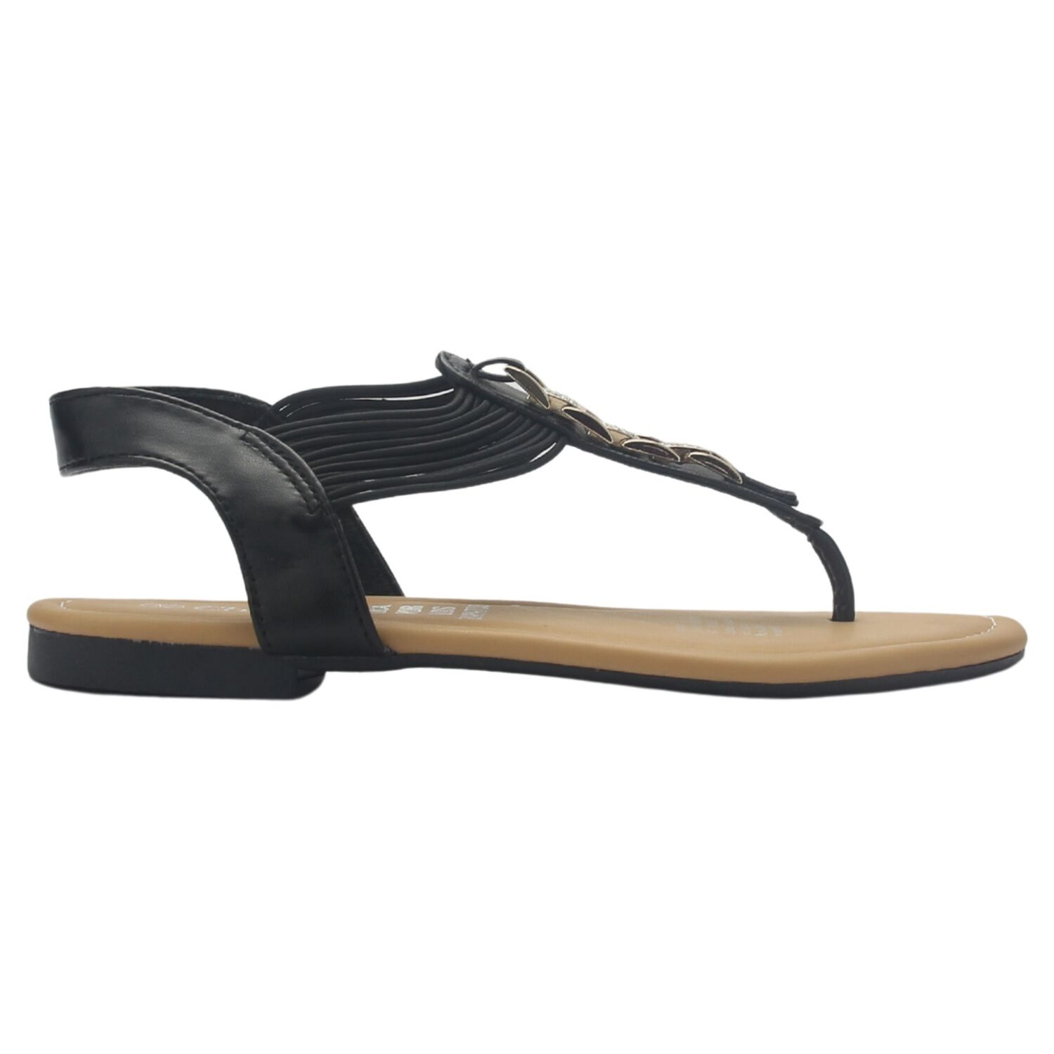 Sandalia Chalada Mujer Call-2 Negro Plano image number 0.0