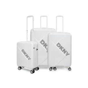 Set De 3 Maletas Donna Karan Your Call S+m+l Blanca Dkny