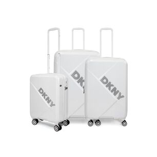 Set De 3 Maletas Donna Karan Your Call S+m+l Blanca Dkny