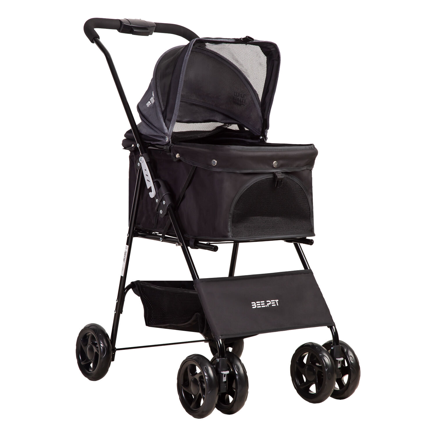 Coche Mascotas Plegable Easy Perro Gato Negro Beepet Bebesit image number 0.0