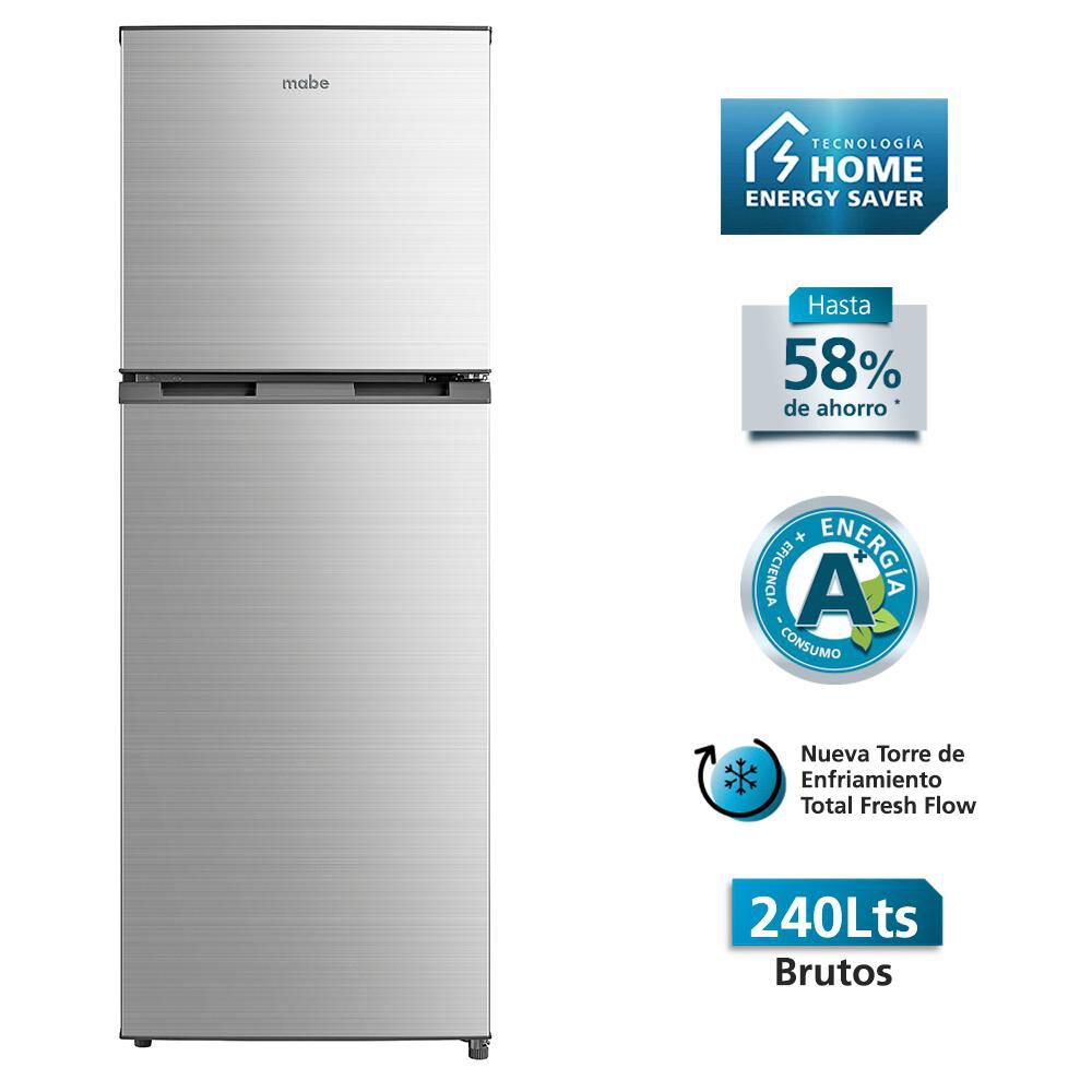 Refrigerador Top Freezer Mabe RMN222PXLRS0 / No Frost / 222 Litros / A+ image number 3.0