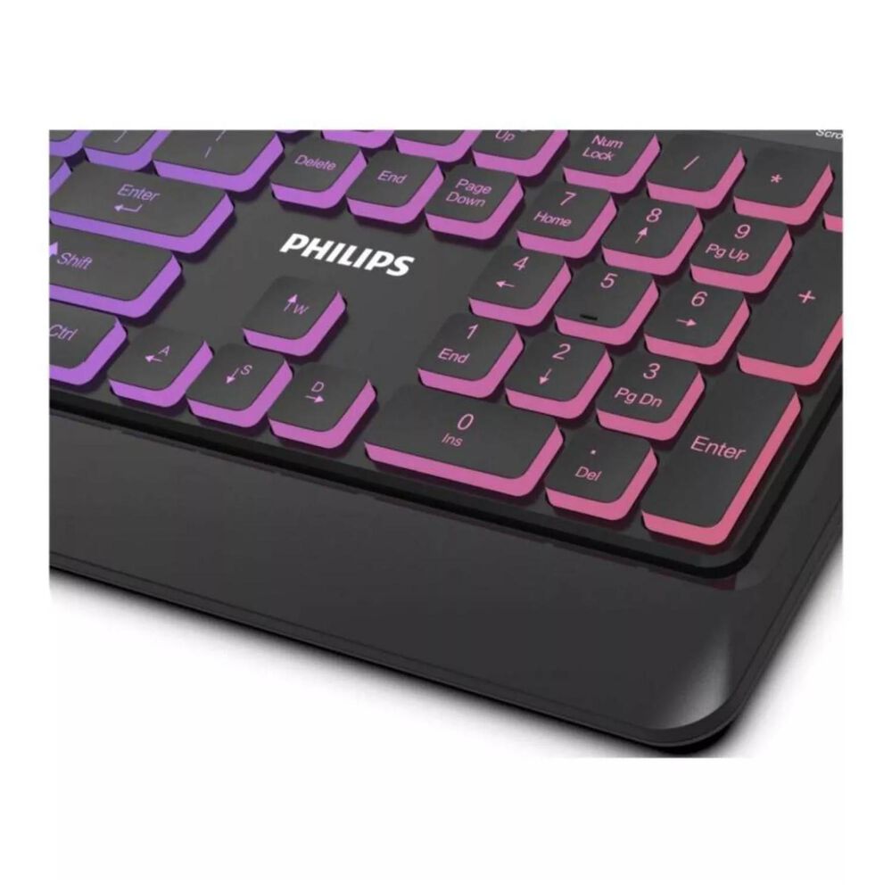 Teclado Gamer Usb Iluminado 107 Teclas Ingles G294 image number 1.0