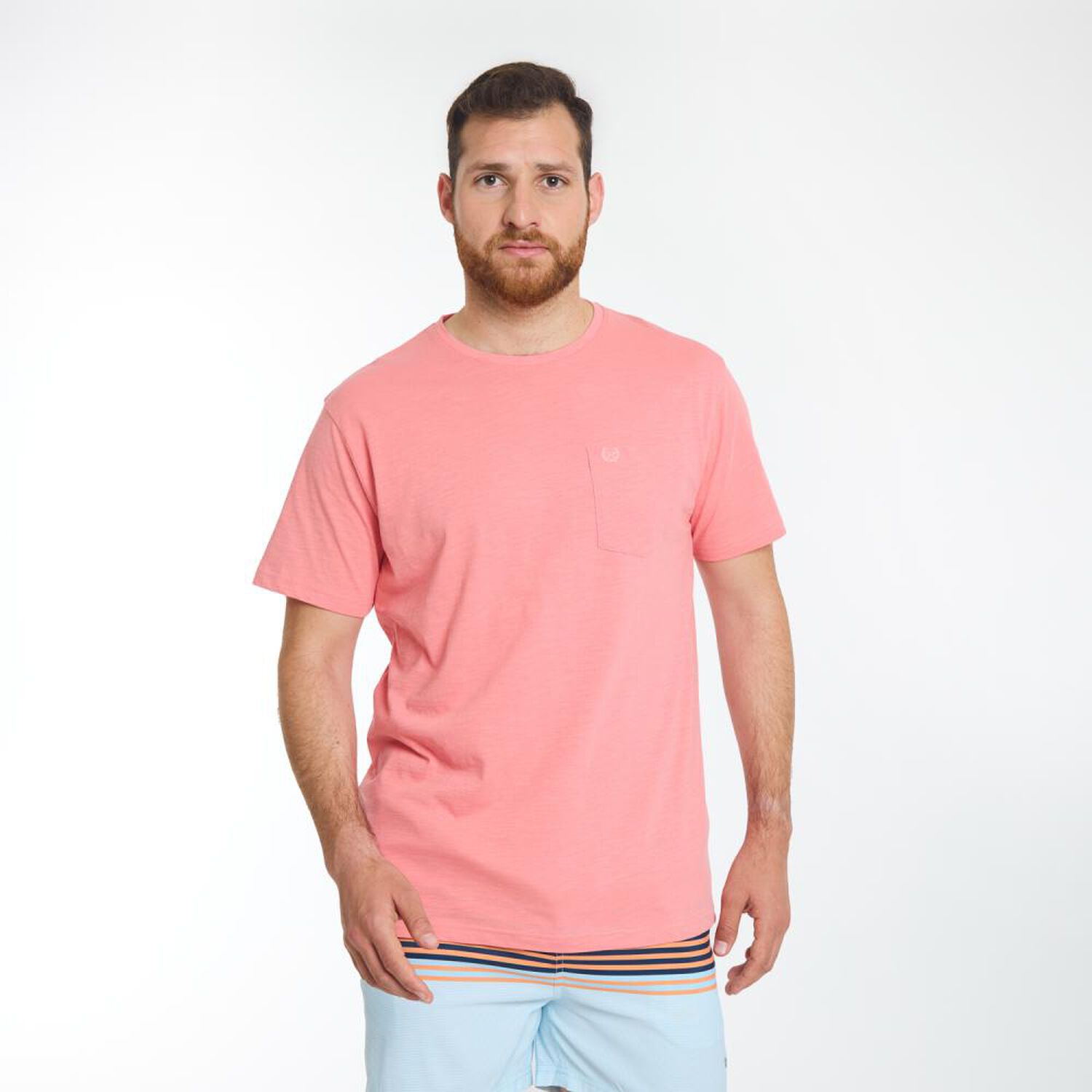 Polera Regular Manga Corta Cuello Redondo Hombre Peroe image number 0.0