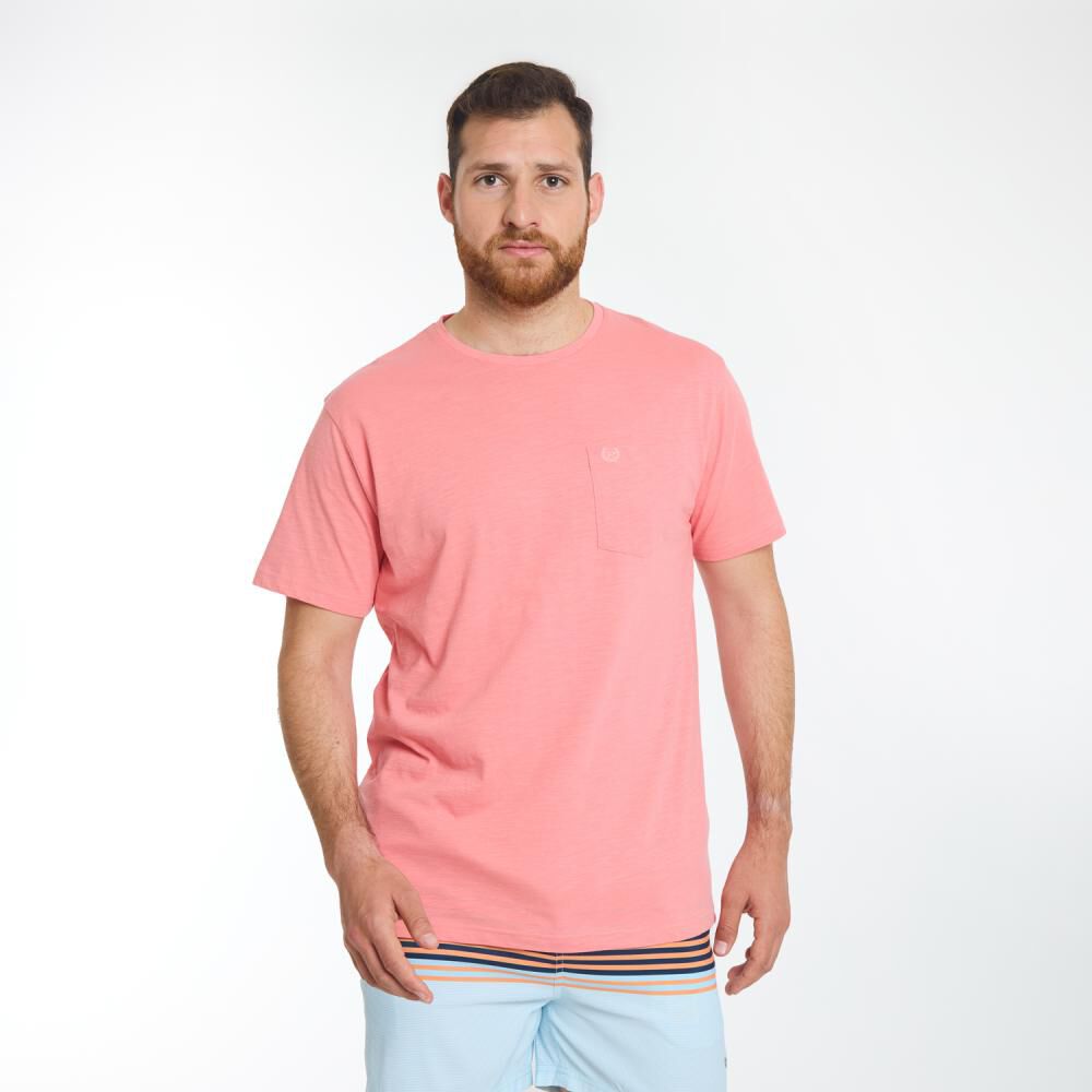 Polera Regular Manga Corta Cuello Redondo Hombre Peroe image number 0.0