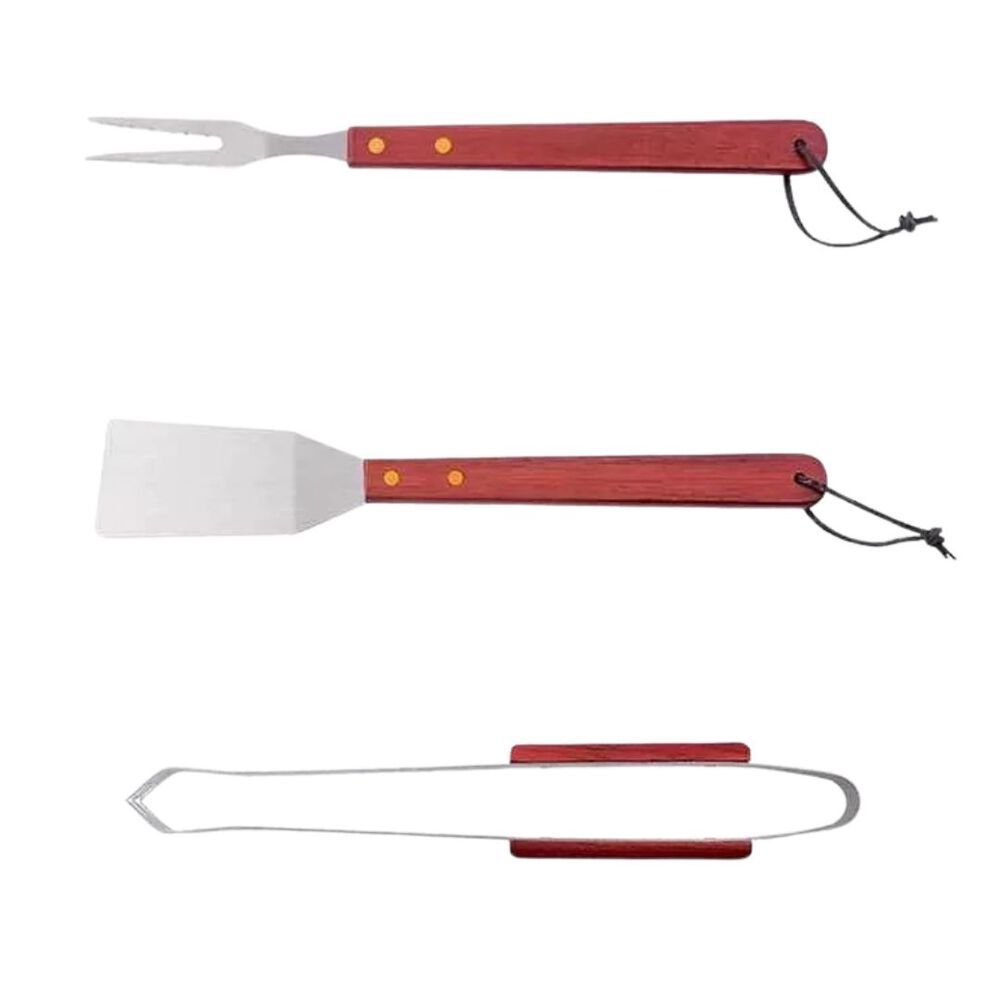 Set Parrillero 3 Piezas Asado Bbq Acero Inoxidable image number 4.0