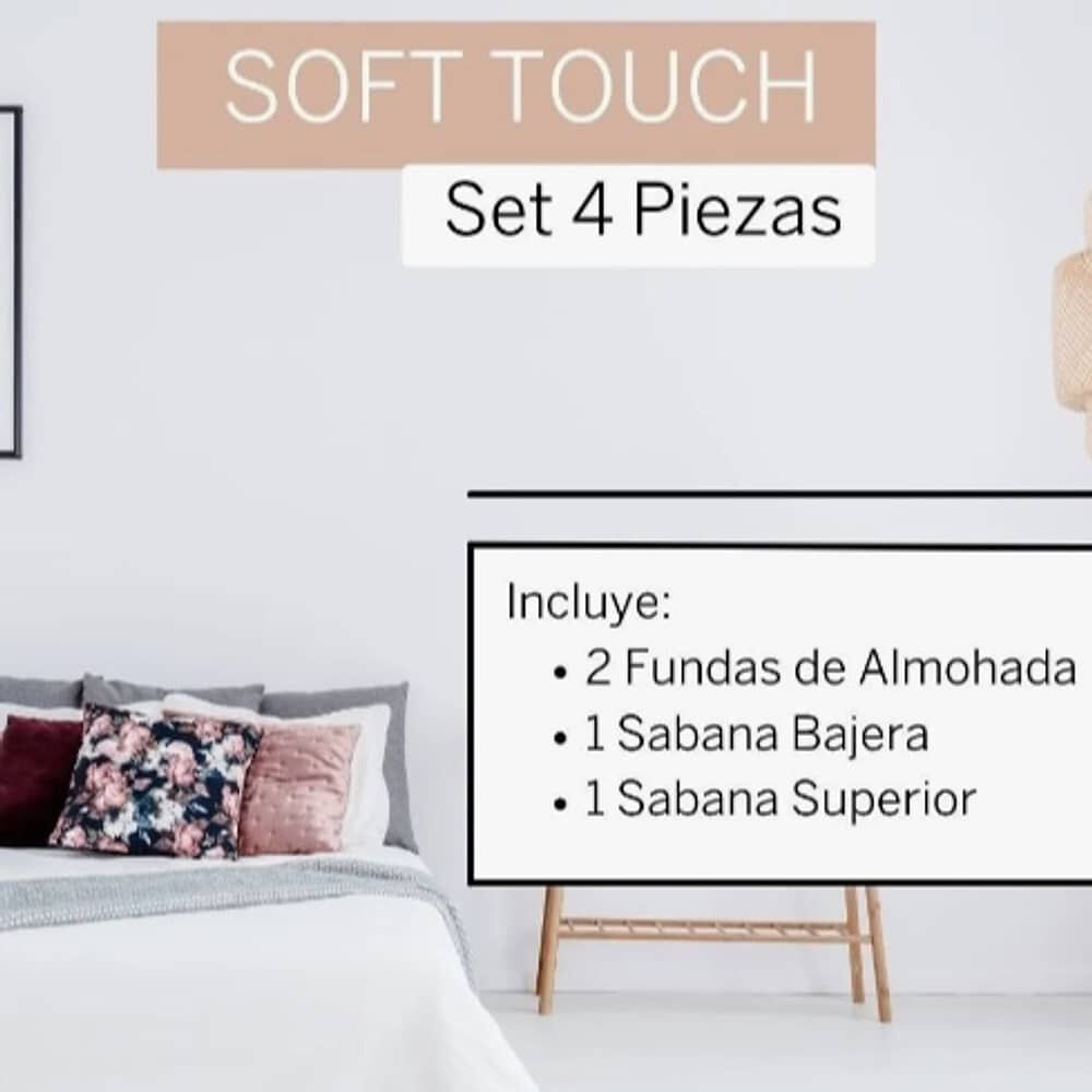 Juego De S&aacute;banas 1800 Hilos Celeste 2 Plazas image number 1.0