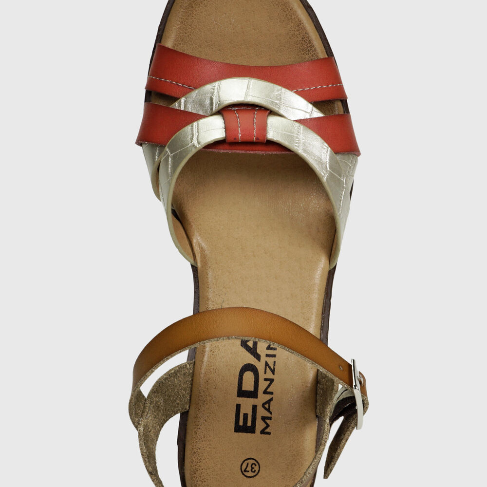 Sandalia Fernanda Rojo image number 7.0