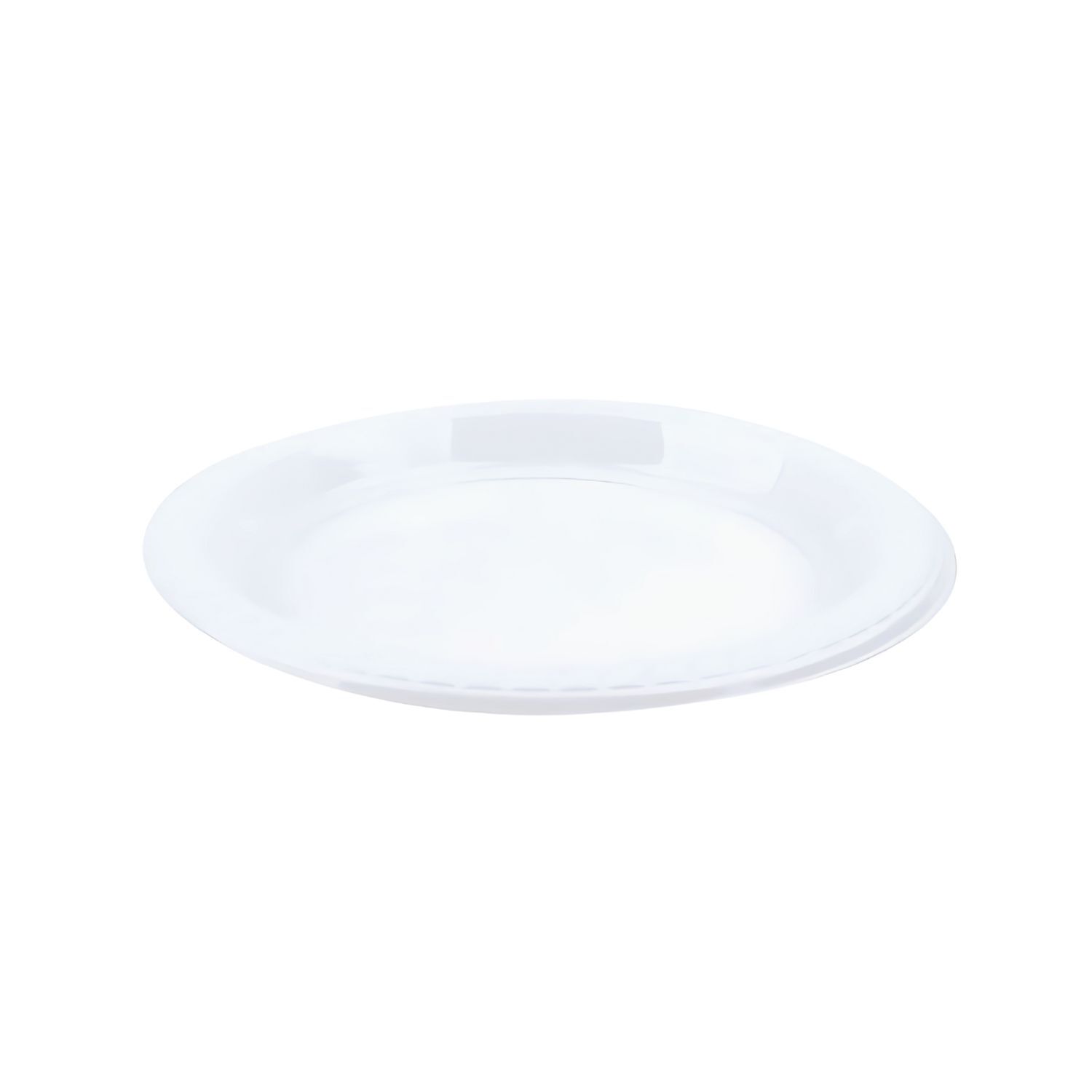 Platos Pl&aacute;sticos Blancos Desechables 30cm Pack 12 Unidades image number 1.0