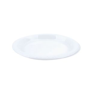 Platos Pl&aacute;sticos Blancos Desechables 30cm Pack 12 Unidades