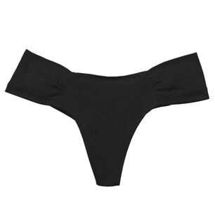 Colaless Algod&oacute;n Con Laterales Drapeados Negro 2rios