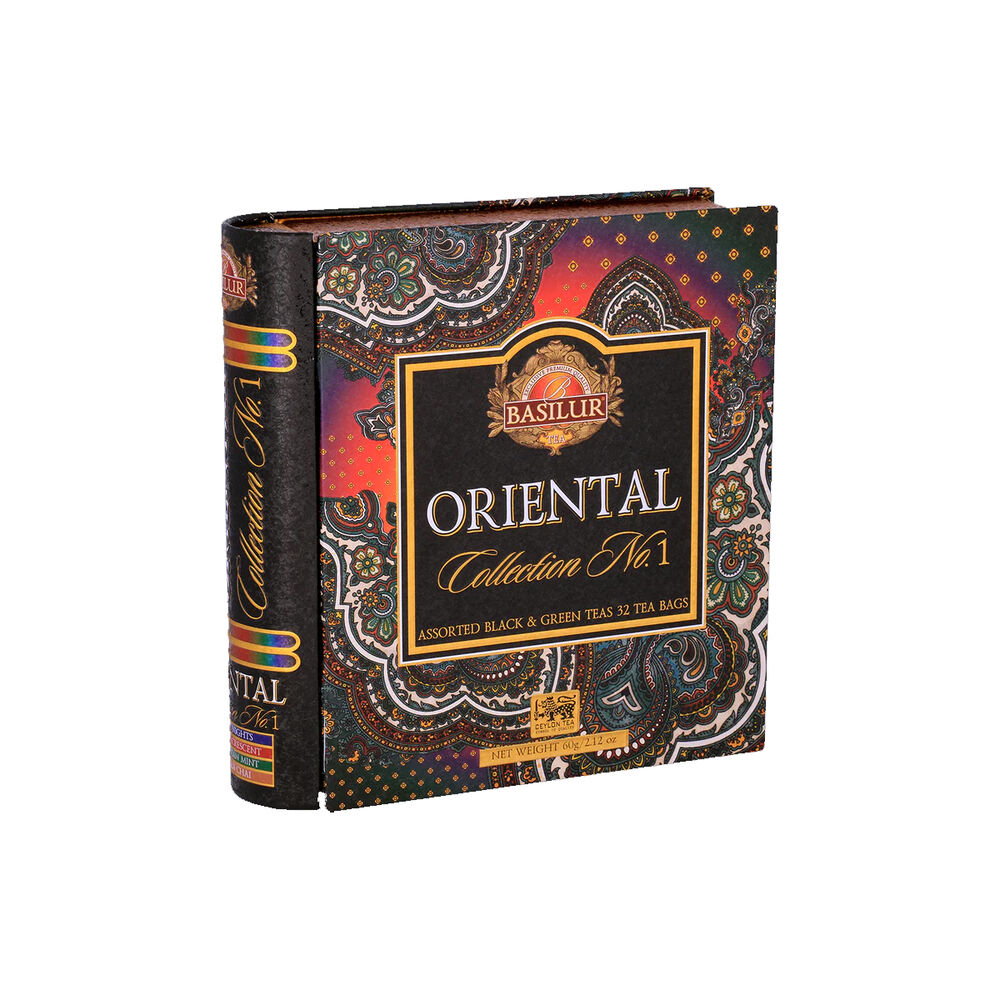 Te Negro Verde Surtido Basilur Libro Oriental N1 32 Bolsas image number 0.0