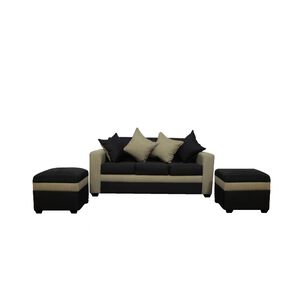 Sof&aacute; Almore Paris + Pouf / 5 Cuerpos