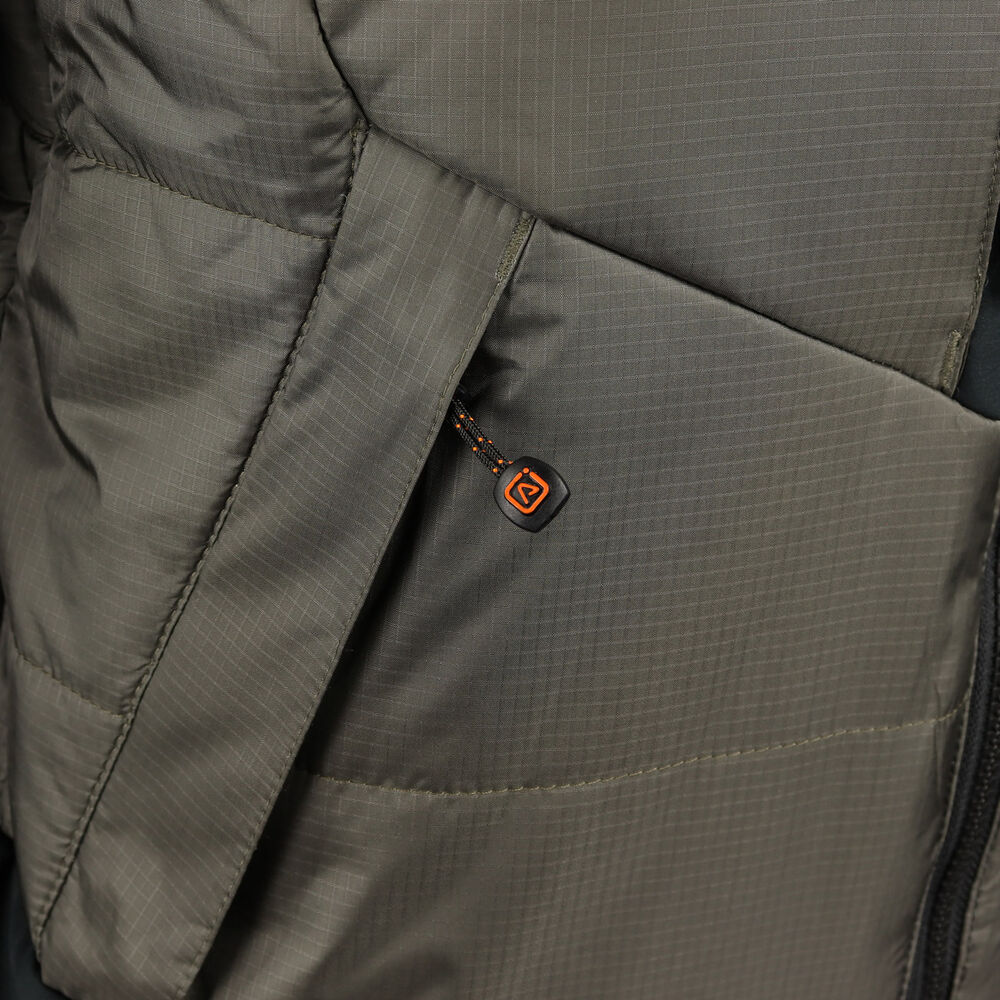 Parka Thinsulate Hombre Gris/negro Z-9000 image number 8.0