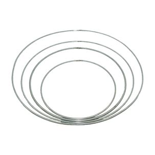 Argolla Soldada 35cm Aprox Macrame, Mandalas, Atrapasue&ntilde;os